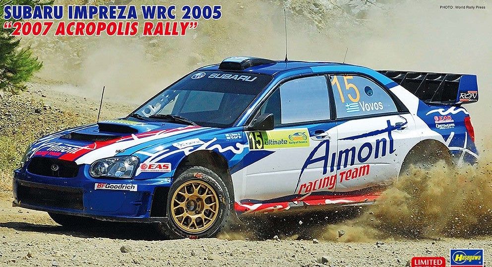 Hasegawa Subaru Impreza WRC 2005 `2007 Acropolis Rally` - BanzaiHobby