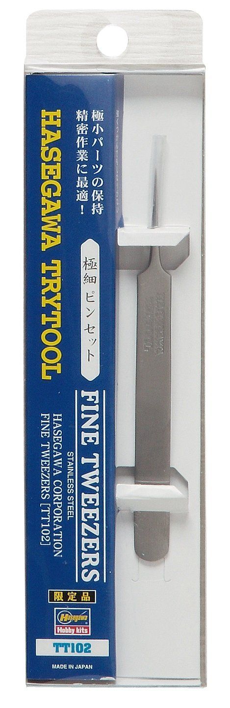 Hasegawa TT-102 Ultrafine Tweezers for Near Work - BanzaiHobby
