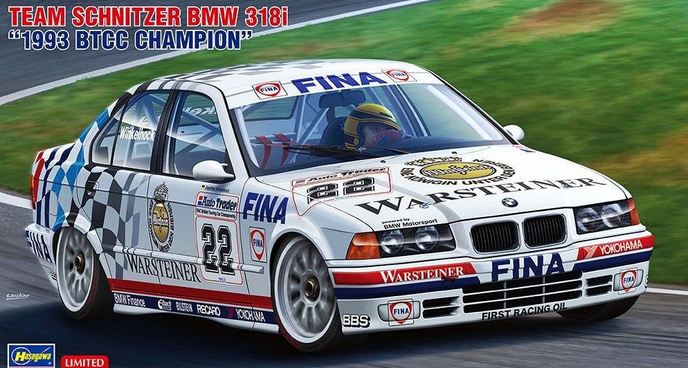 Hasegawa Team Schnitzer BMW 318i `1993 BTCC Champion' - BanzaiHobby