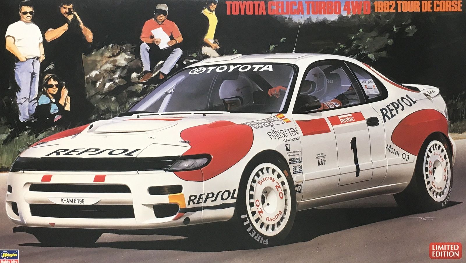 Hasegawa Toyota Celica Turbo 4WD "1992 Tour de Corse" - BanzaiHobby
