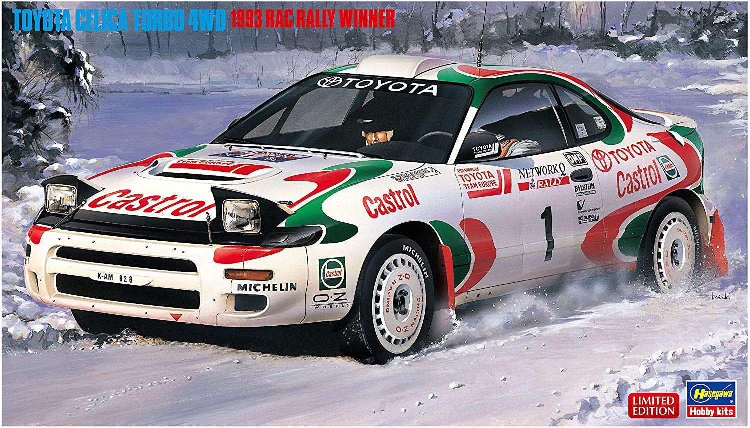 Hasegawa Toyota Celica Turbo 4WD 1993 RAC Rally Winner - BanzaiHobby