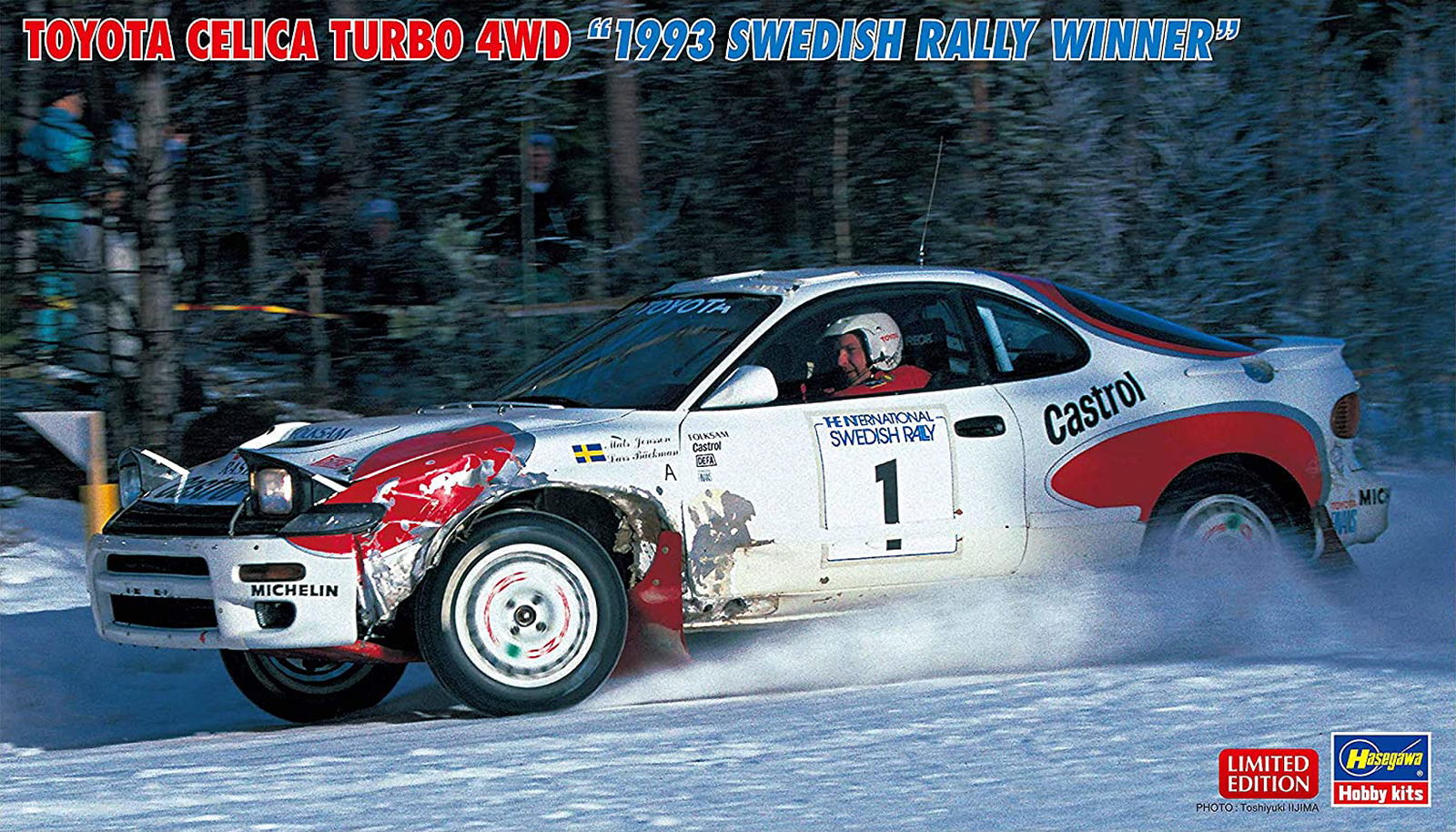 Hasegawa Toyota Celica Turbo 4WD `1993 Swedish Rally Winner` - BanzaiHobby