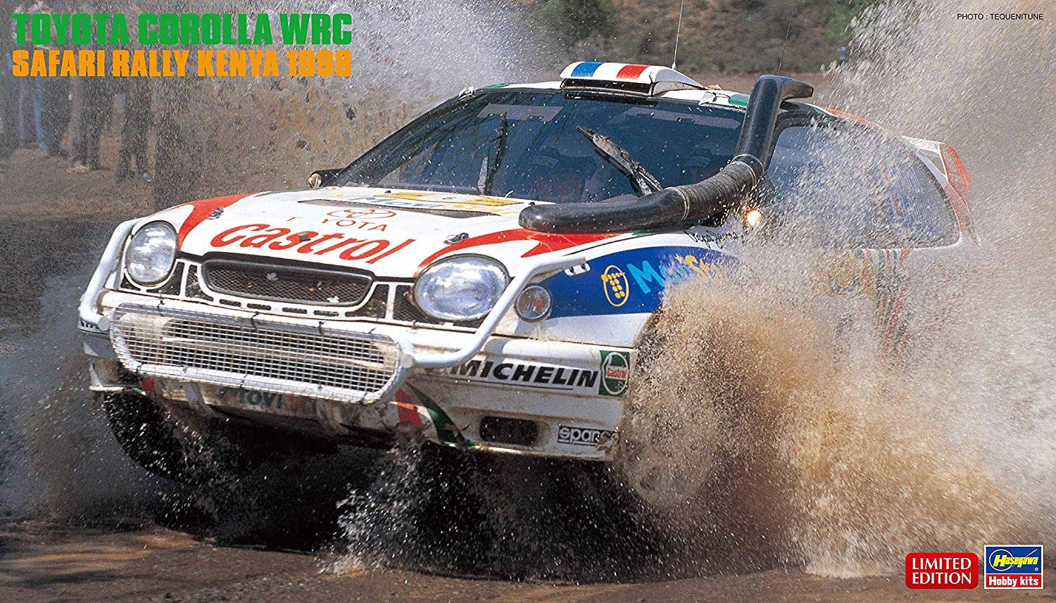 Hasegawa Toyota Corolla WRC Safari Rally Kenya 1998 - BanzaiHobby