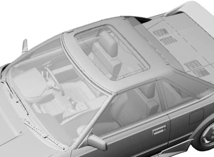 Hasegawa Toyota MR2 (AW11) Early G-Limited (Moon Roof) - BanzaiHobby