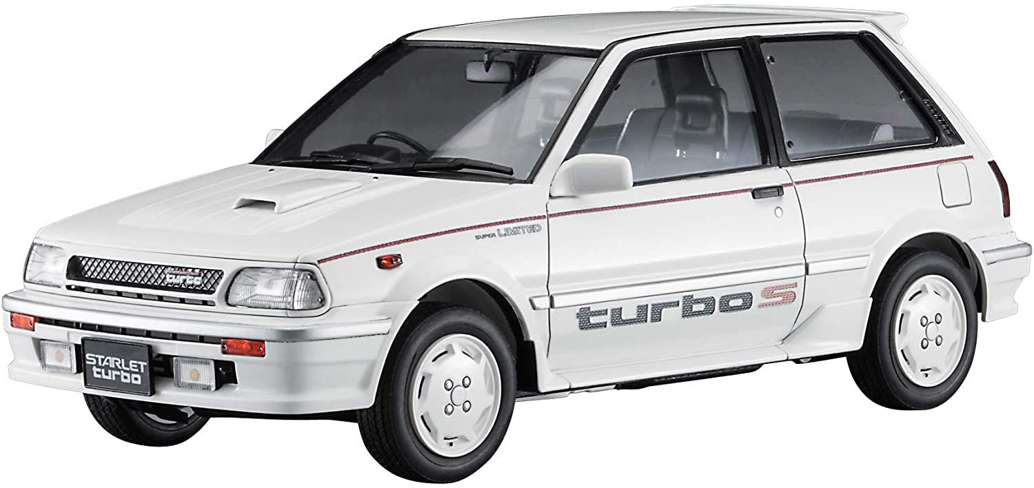 Hasegawa Toyota Starlet EP71 TurboS (3door) Mid Type Super Limited - BanzaiHobby