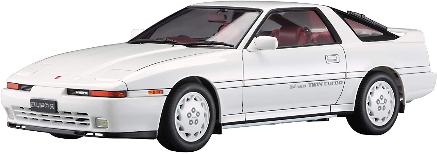 Hasegawa Toyota Supra A70 GT Twin Turbo 1989 White Package - BanzaiHobby