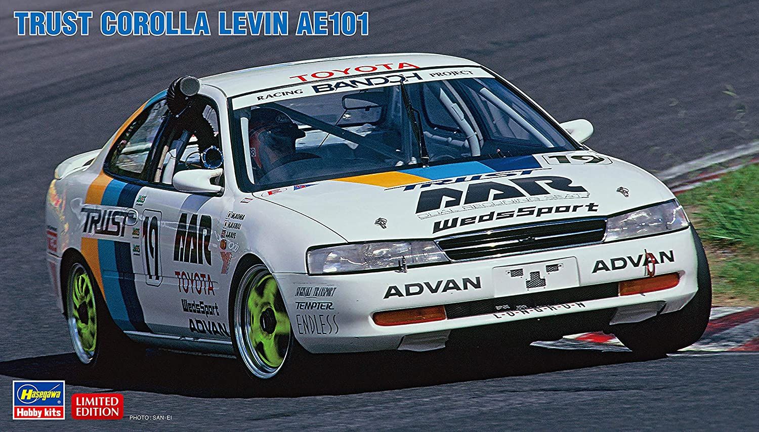 Hasegawa Trust Corolla Levin AE101 - BanzaiHobby