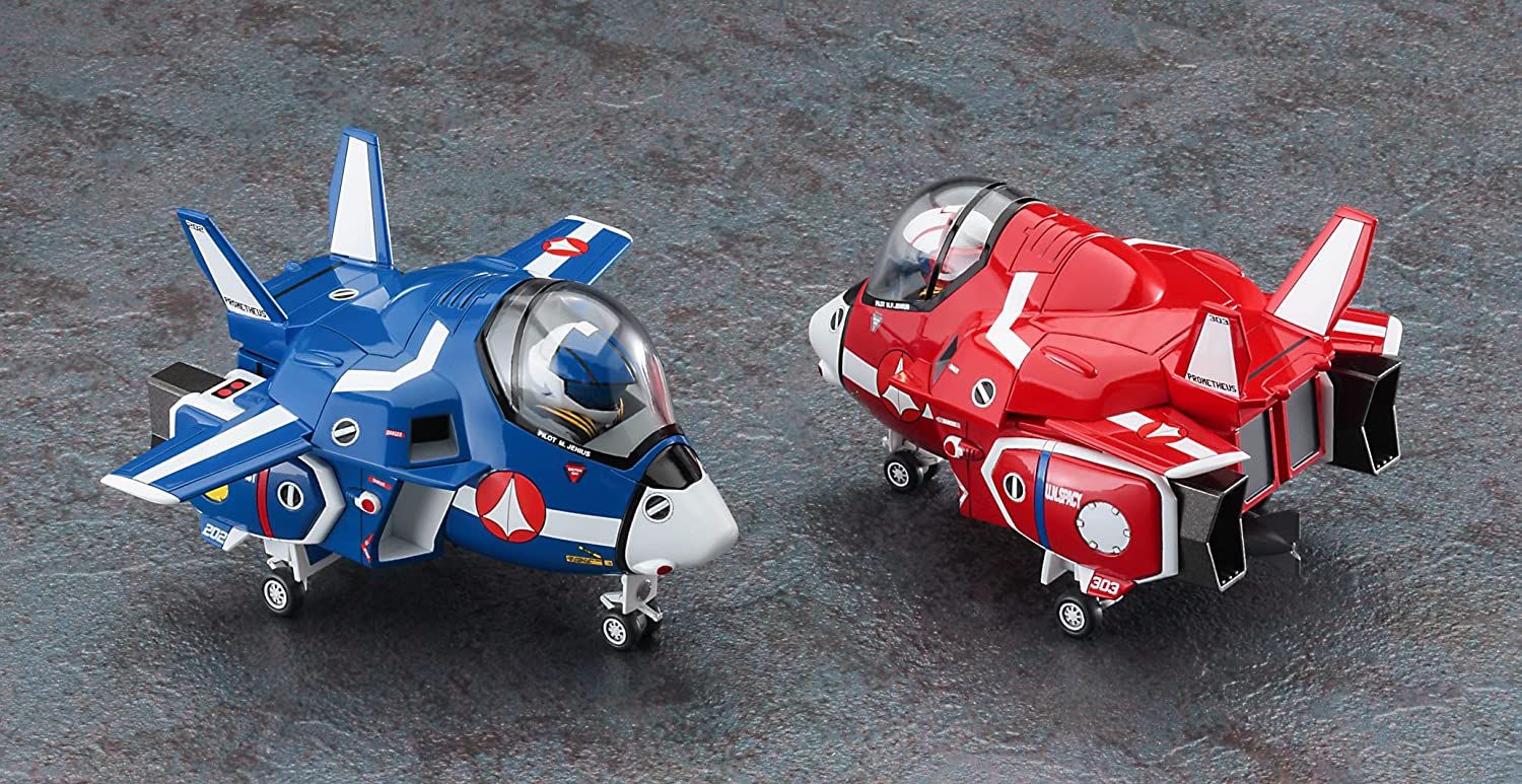 Hasegawa VF-1J Valkyrie `Max & Miria` (Egg Plane) - BanzaiHobby