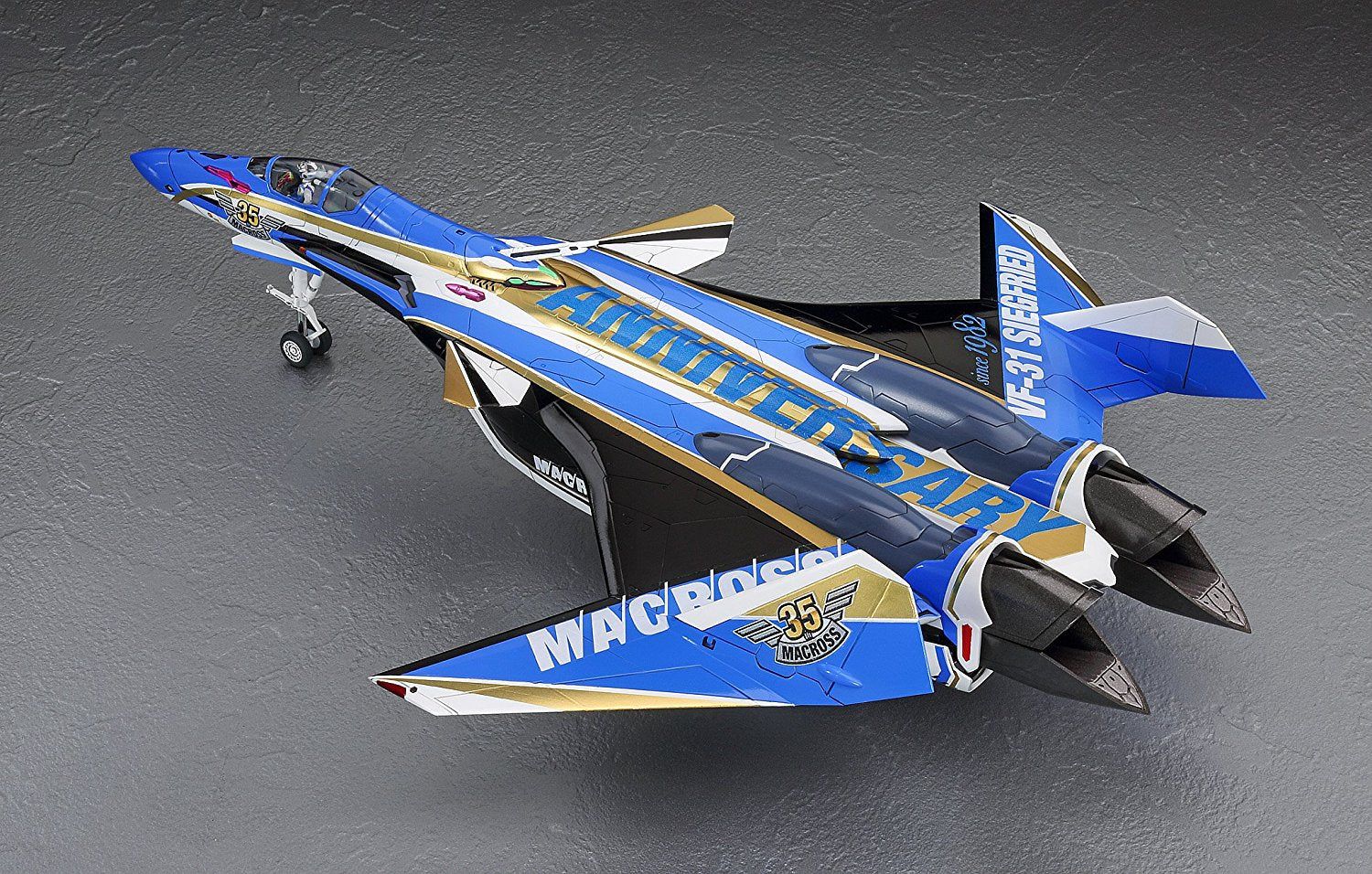 Hasegawa VF-31J Siegfried Macross 35th Anniversary Paint - BanzaiHobby