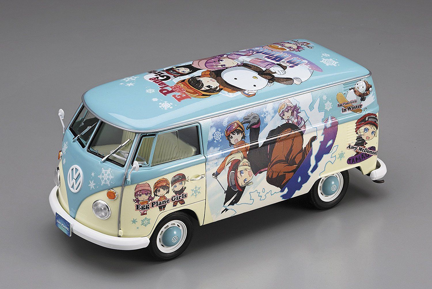 Hasegawa Volkswagen Type 2 Delivery Van "Egg Girls Winter Paint" - BanzaiHobby