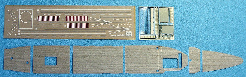Hasegawa Wood Deck for Aircraft Carrier Akagi Three Flight Deck - BanzaiHobby