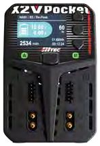 (PO AUG 2026) HiTEC 44374 AC Balance Charger/Discharger X2 V Pocket - Hitec Banzai Hobby