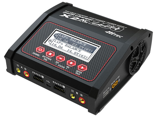 Hitec 44300-B multi charger X2 AC PLUS 260 - BanzaiHobby