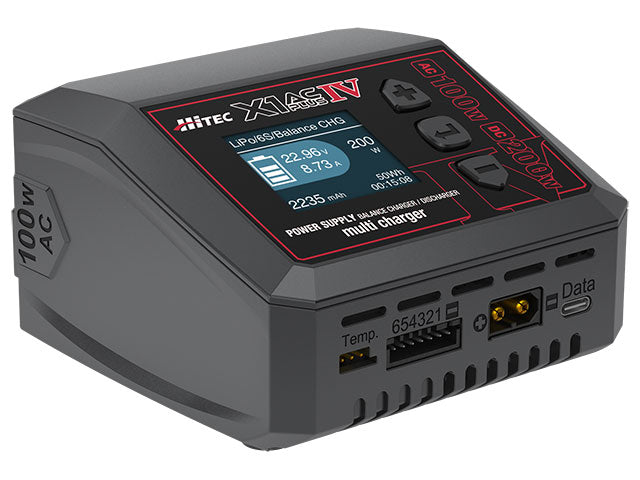 Hitec 44354 multi charger X1 AC PLUS Ⅳ - BanzaiHobby