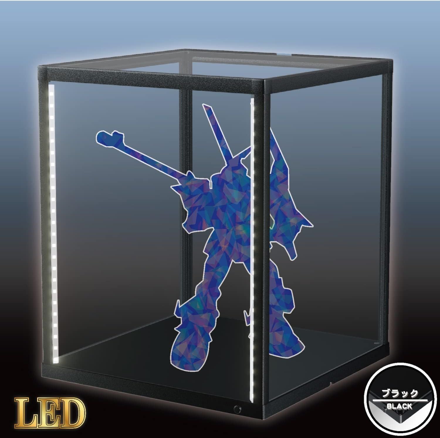 Hobby Base K132BK Desktop Showcase, M, Black Premium Parts Collection - BanzaiHobby