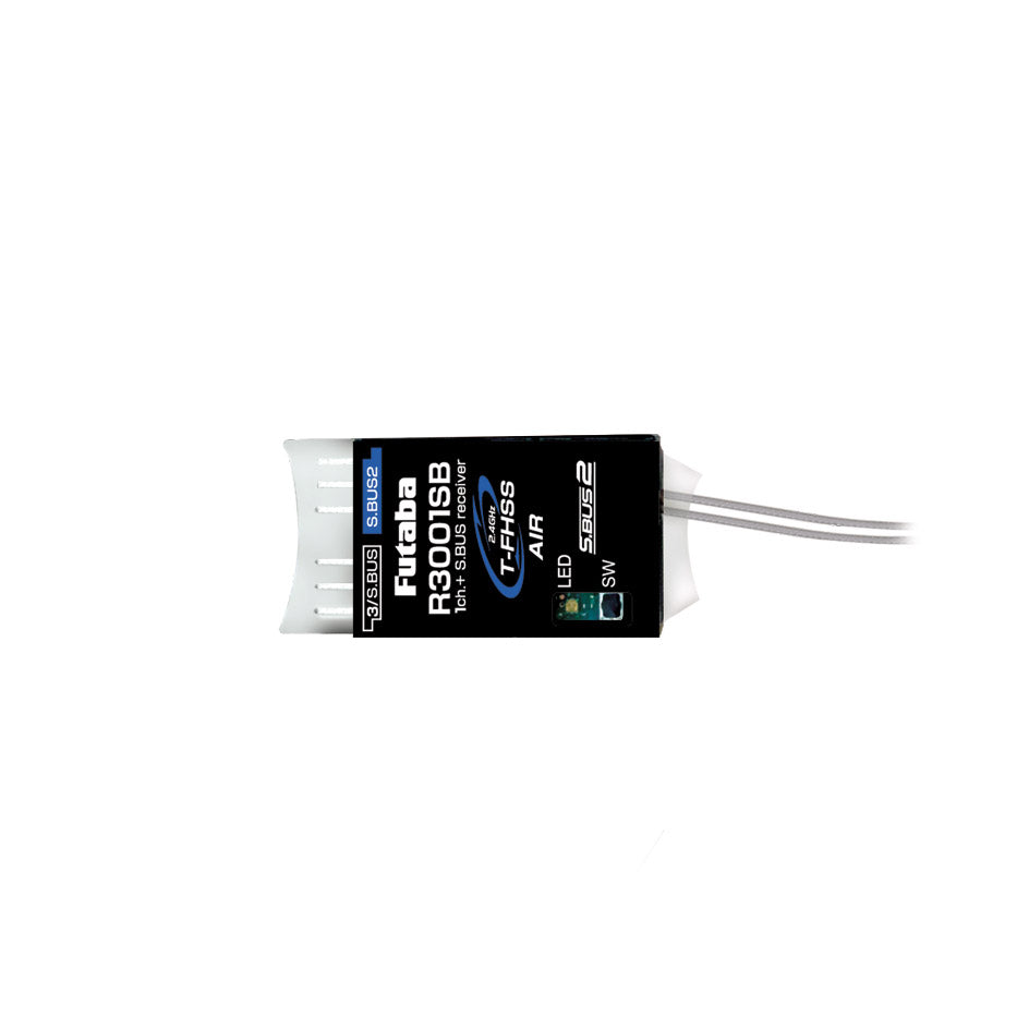 Futaba 107131-3 R3001SB T-FHSS AIR receiver for small electric motors - BanzaiHobby