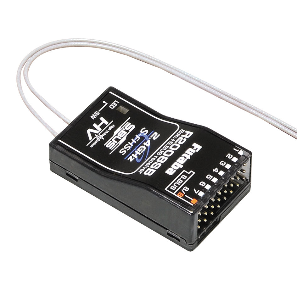 Futaba 106996-3 R3008SB S.BUS2 compatible HV 2.4GHz 10ch receiver - BanzaiHobby