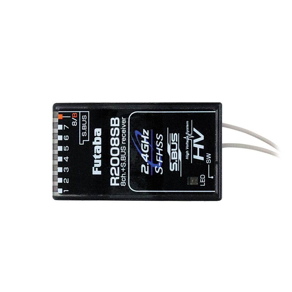Futaba 106996-3 R3008SB S.BUS2 compatible HV 2.4GHz 10ch receiver - BanzaiHobby