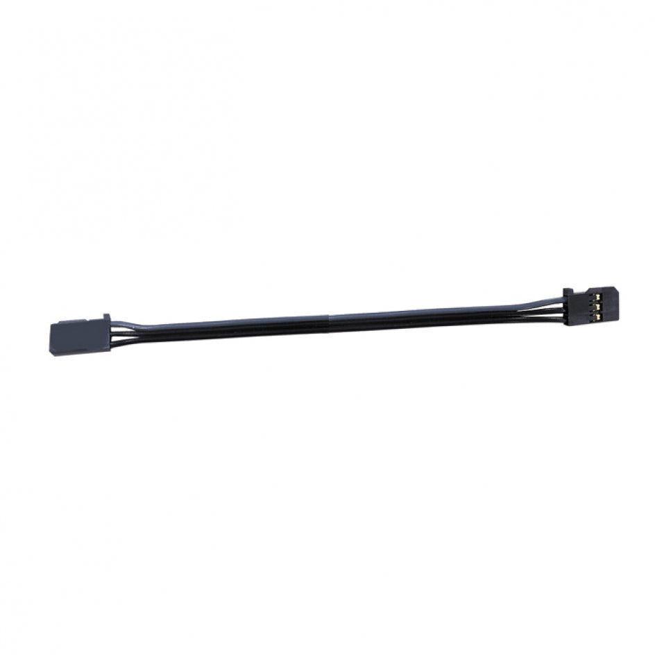 Futaba BC0088 308543 Black Cord Extension for Gyro Connection, 50 Core, 200mm - BanzaiHobby