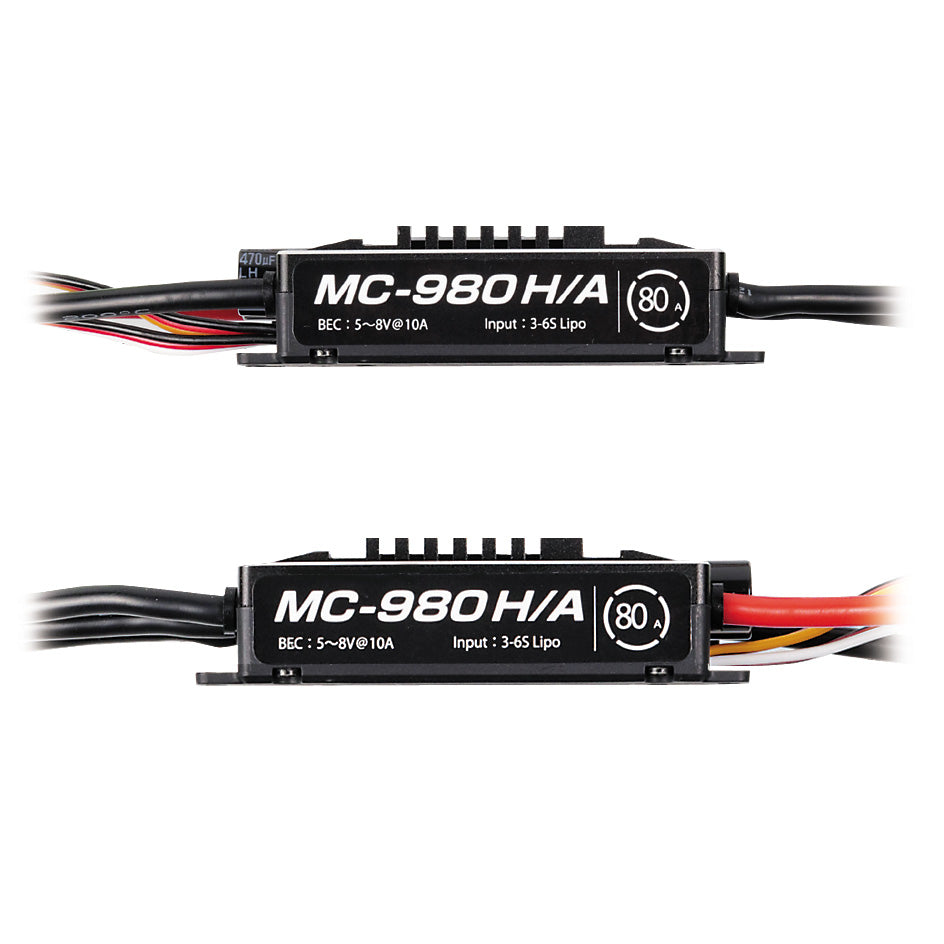 Futaba 107272 MC-980H/A ESC for airplanes and helicopters - BanzaiHobby