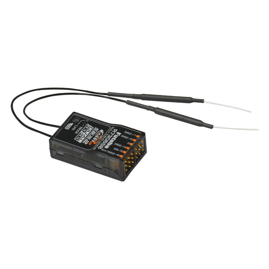 Futaba 107402-3 R7306SB 2.4GHz DUAL RX System Receiver (High Gain Antenna Version) - BanzaiHobby