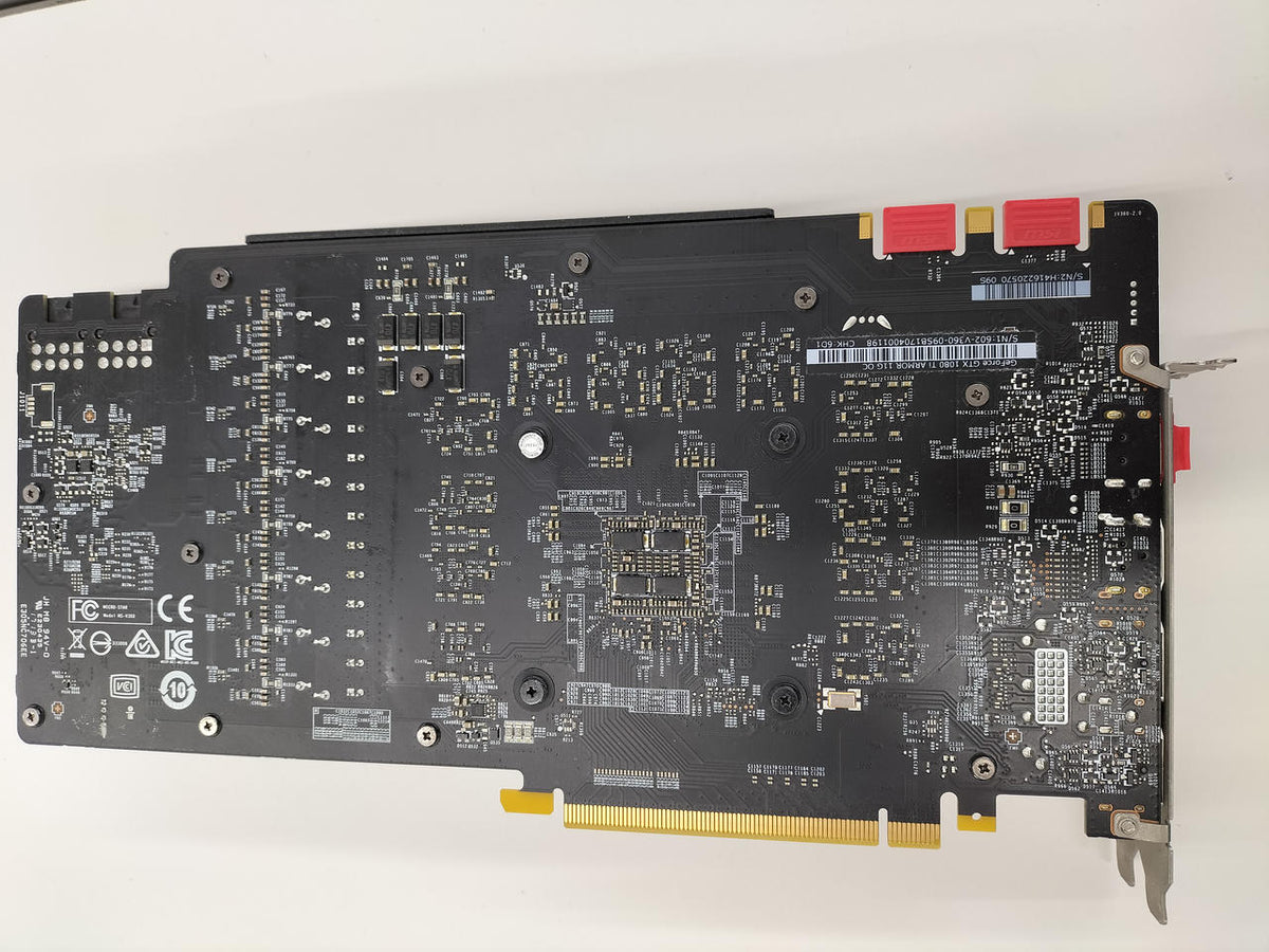 MSI NVIDIA PCI-EXPRESS GTX 1080 TI ARMOR 11G OC