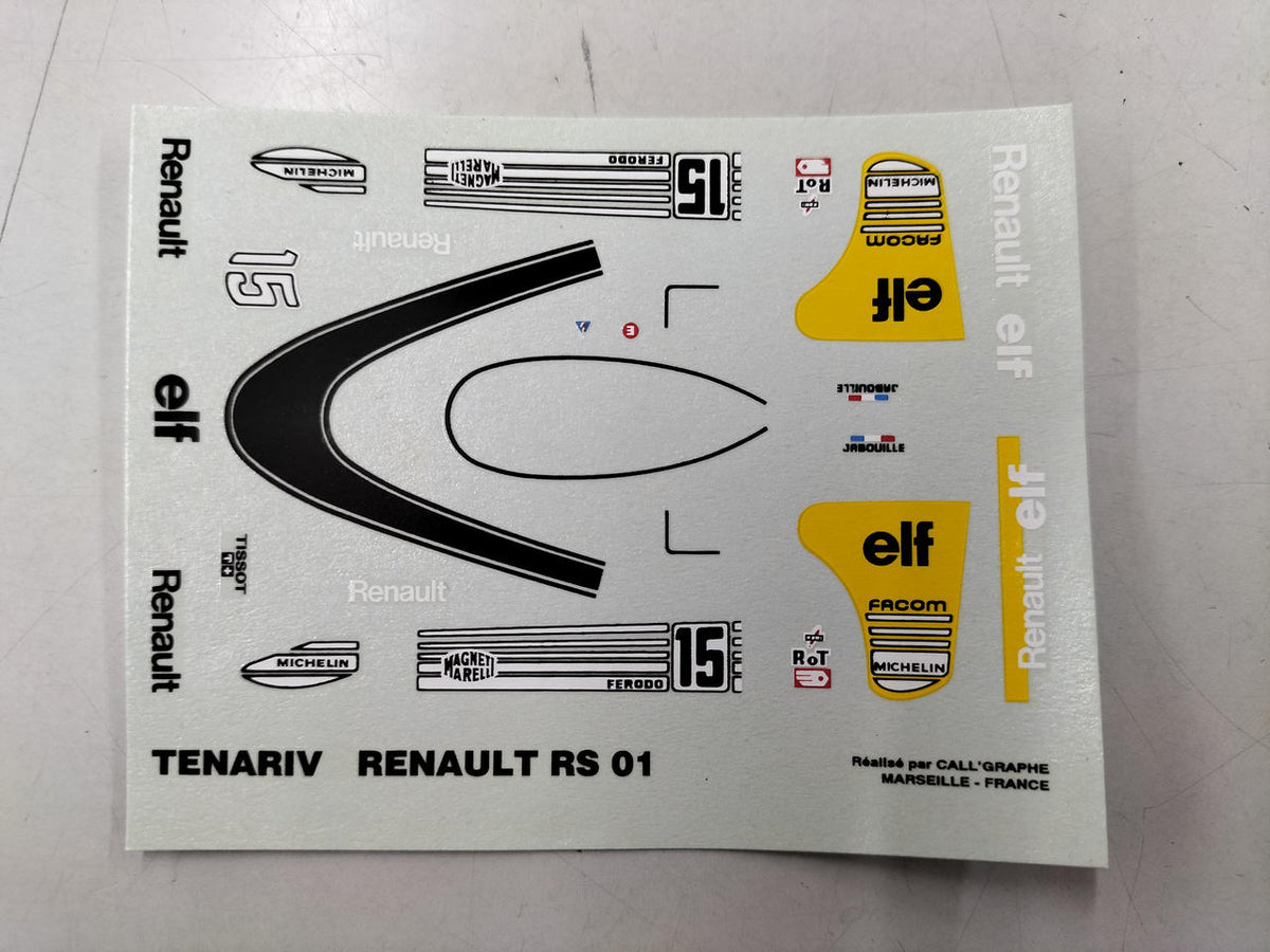 TENARIV Garage Kit (Resin) RENAULT RS01 SILVERSTONE 77 - Banzai Thrifting | BanzaiHobby