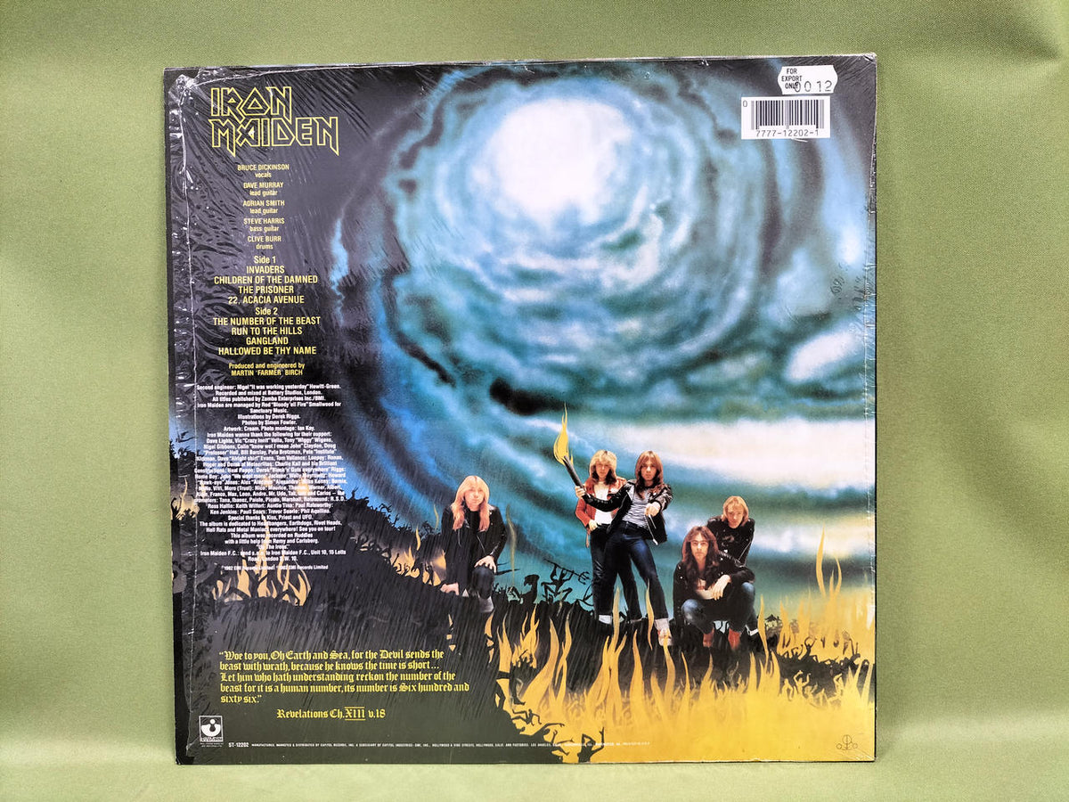 HARVEST Record IRON MAIDEN / THE NUMBER OF THE