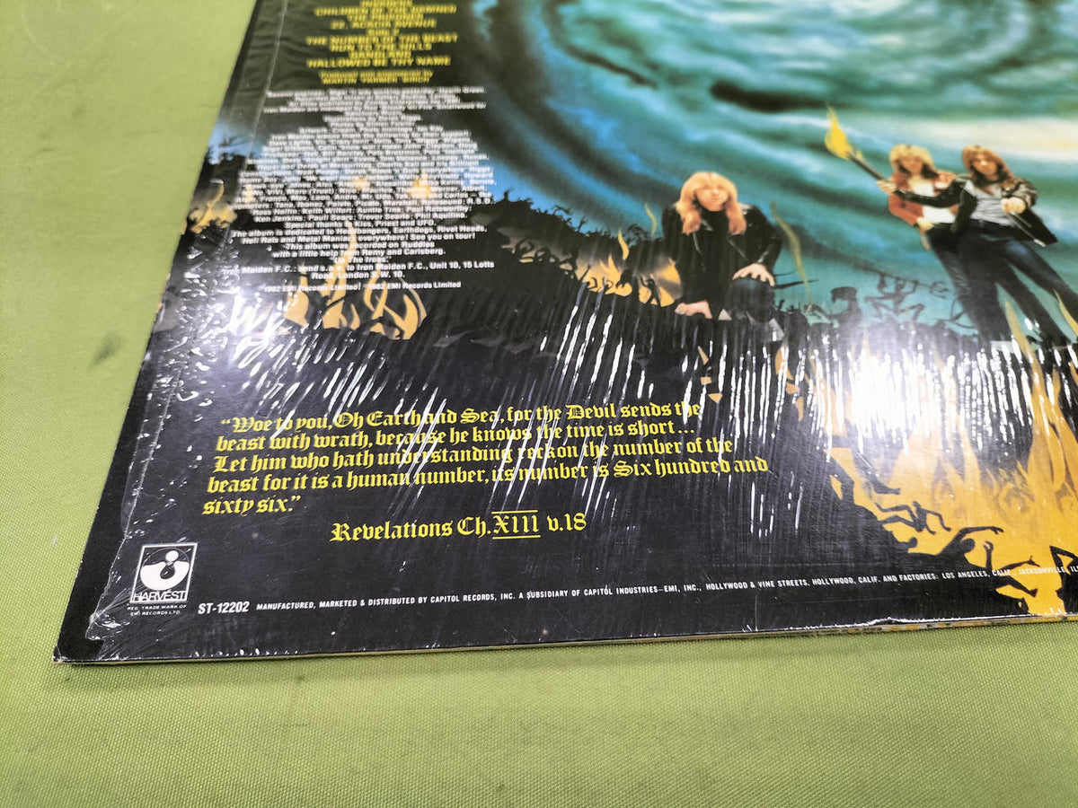 HARVEST Record IRON MAIDEN / THE NUMBER OF THE