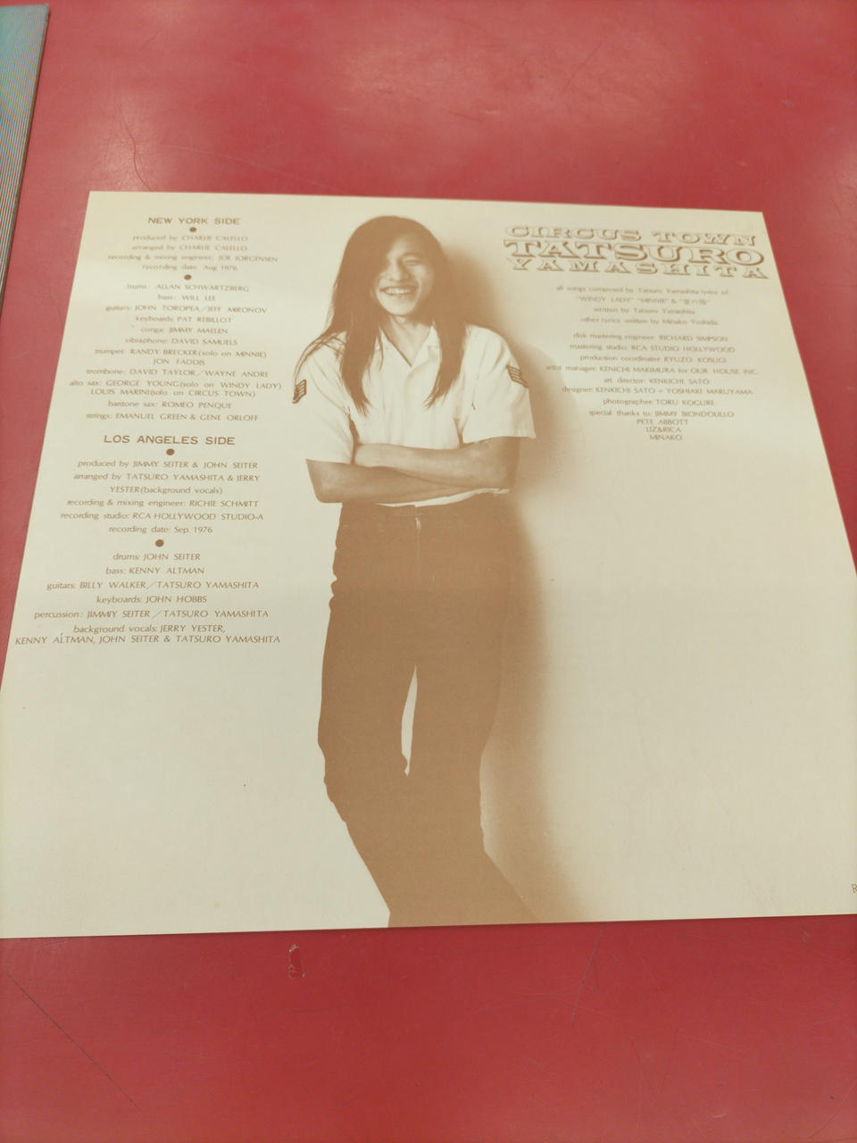 RCA CIRCUS TOWN / Tatsuro Yamashita RVL-8004