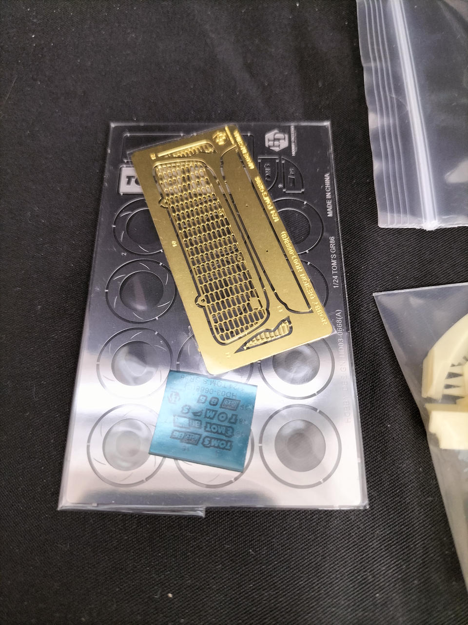 Hobby Design 1/24 TOM'S Toyota GR86 Detail-Up Parts HD03-0668 - Banzai Thrifting | BanzaiHobby