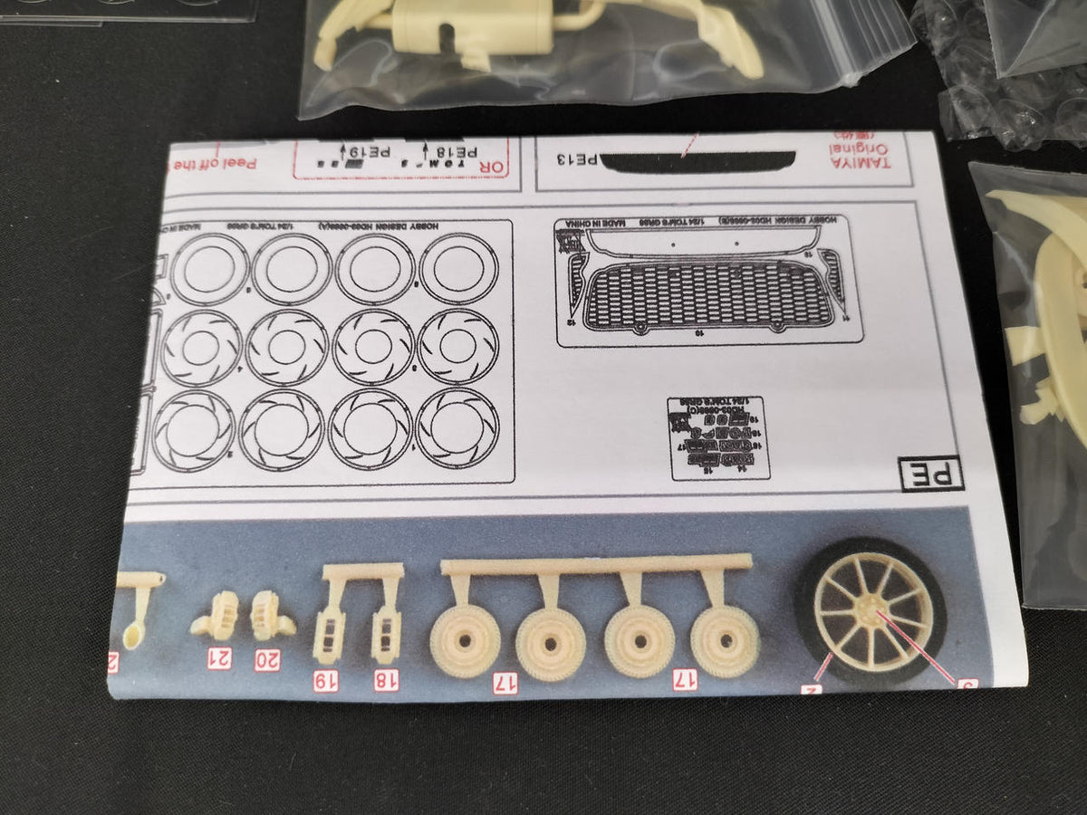 Hobby Design 1/24 TOM'S Toyota GR86 Detail-Up Parts HD03-0668 - Banzai Thrifting | BanzaiHobby