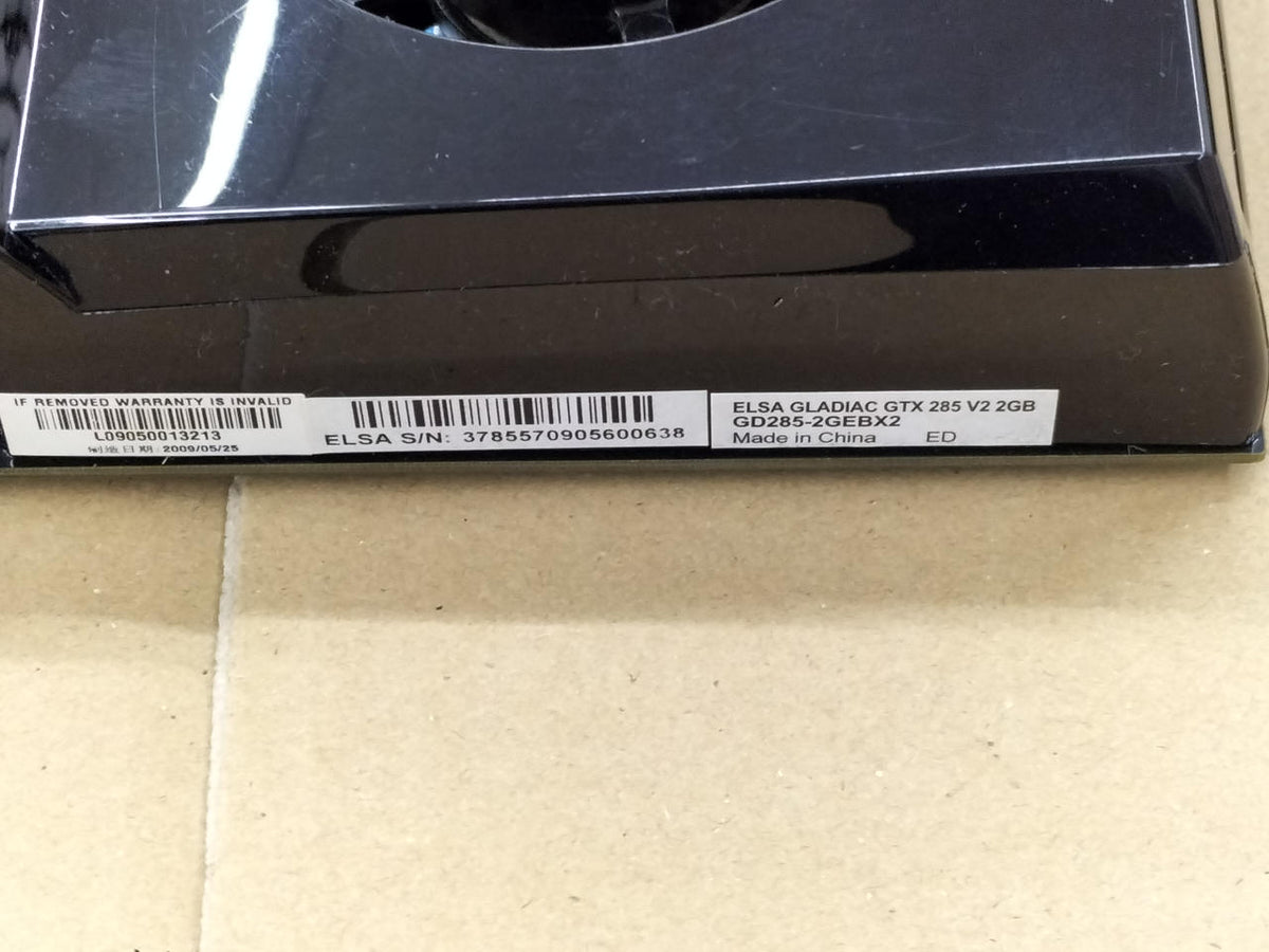 ELSA Graphics Card: GD285-2GEBX2