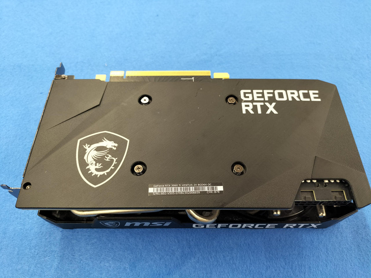 MSI Graphics Card: RTX 3060 TI VENTUS 2X 8GD6X