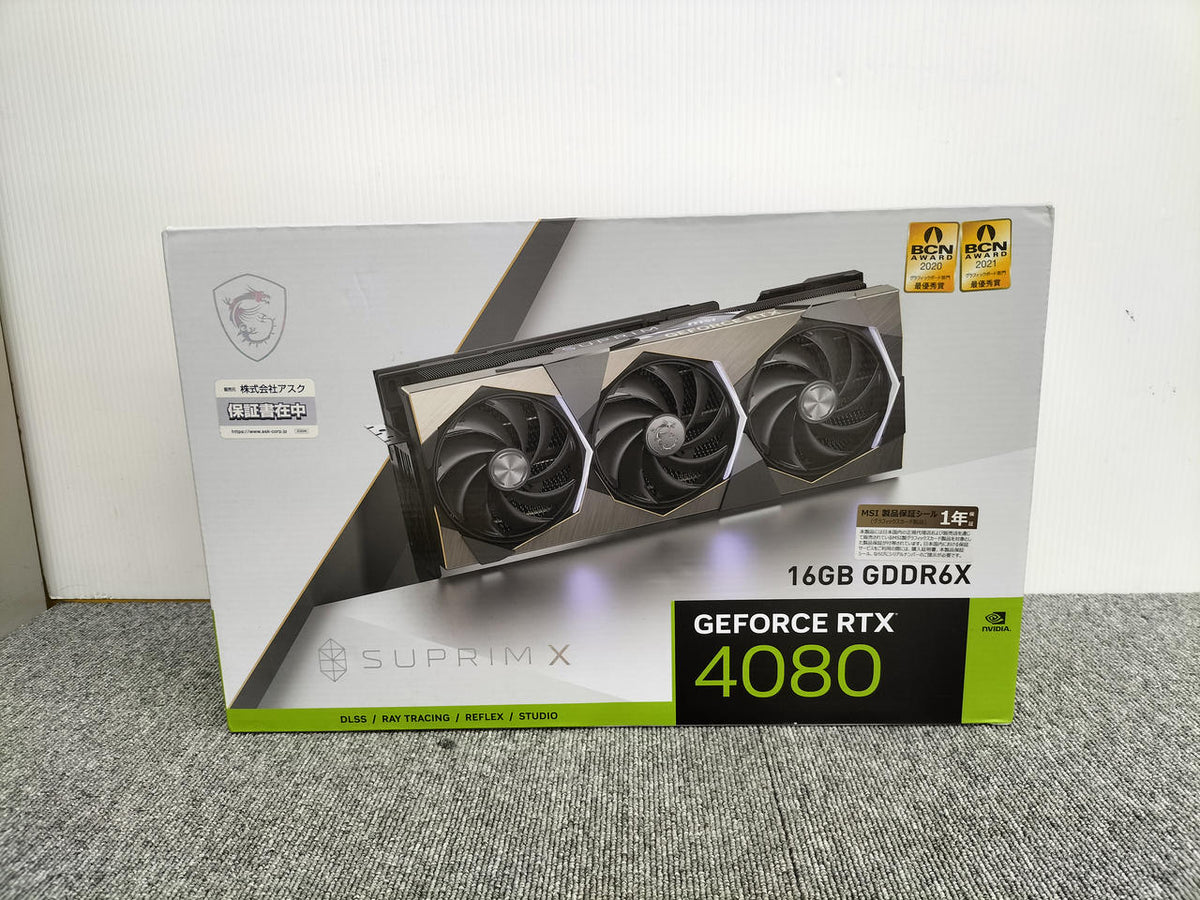 MSI Graphics Card GEFORCERTX4080 16GB SUPRIM X