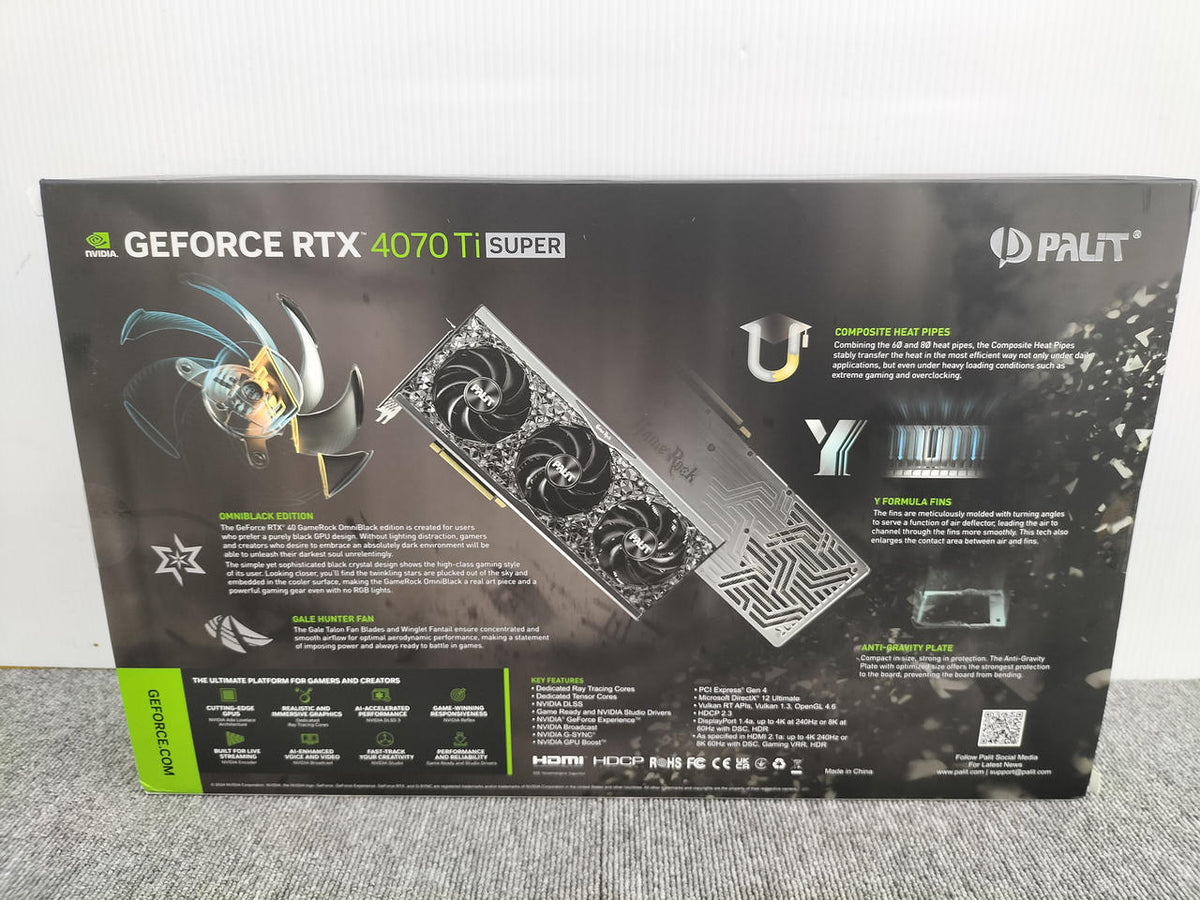 PALIT Graphics Board: Palit GeForce RTX4070 TiSUPER Graphics