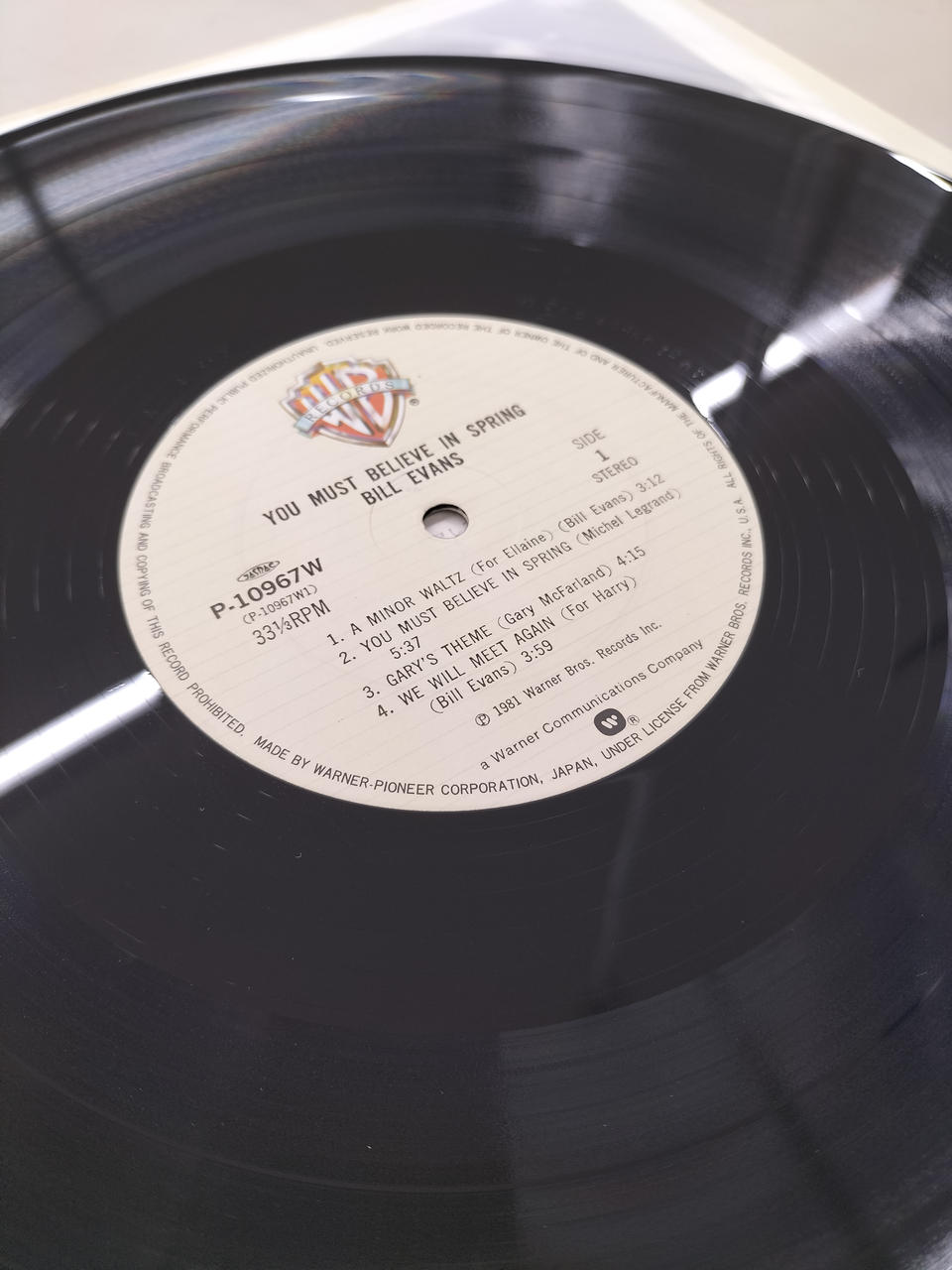 PRINTED IN JAPAN LP Record P-10967W
