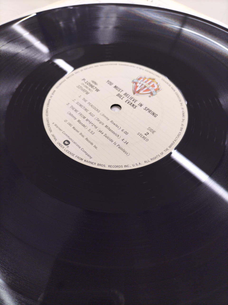 PRINTED IN JAPAN LP Record P-10967W