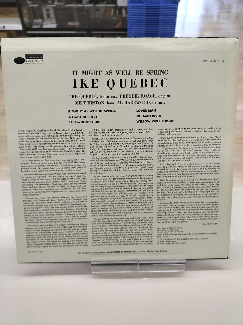 BLUE NOTE LP Record GXK8228