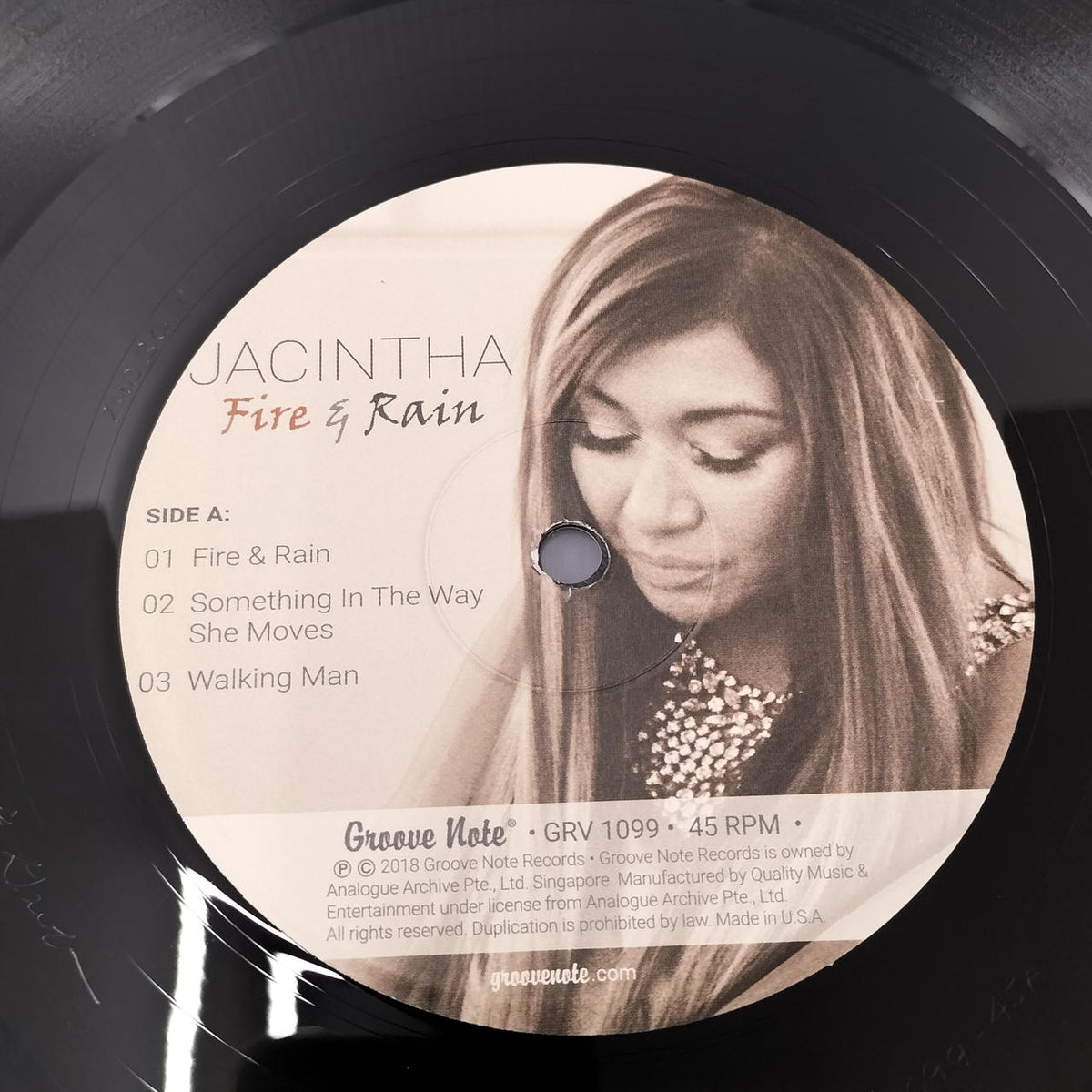GROOVE NOTE LP Western Music JACINTHA FIRE & RAIN
