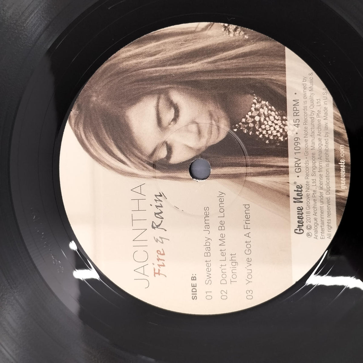 GROOVE NOTE LP Western Music JACINTHA FIRE & RAIN