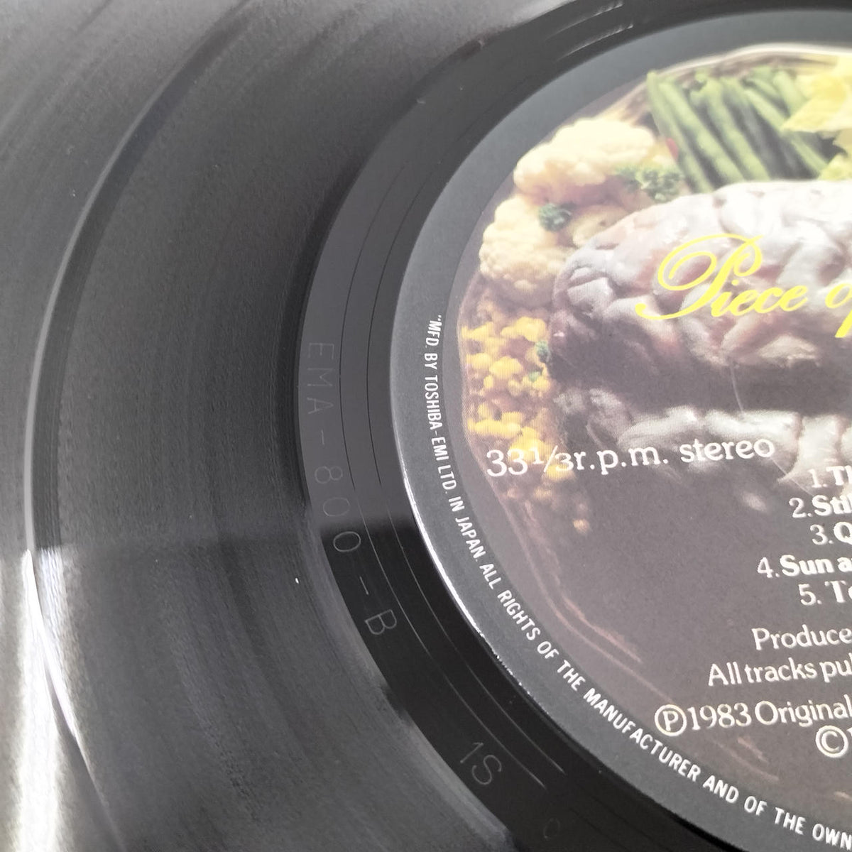 EMI LP Western Music Iron Maiden / Brain Reform