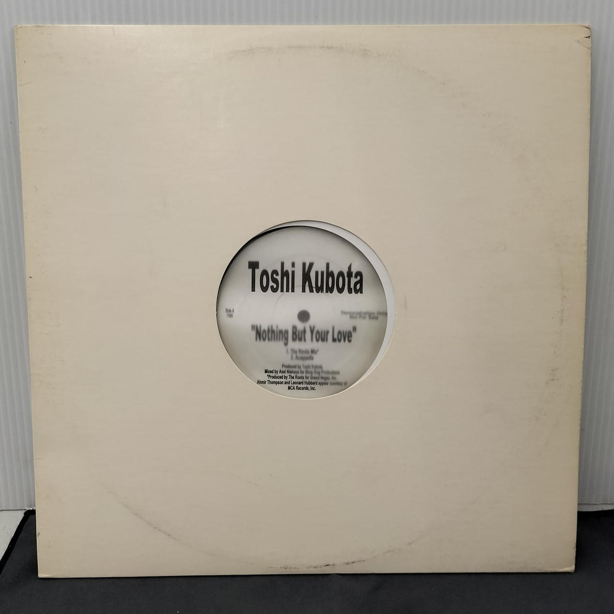 MCA LP Japanese Music Toshinobu Kubota / NOTHING BUT YOUR LOVE