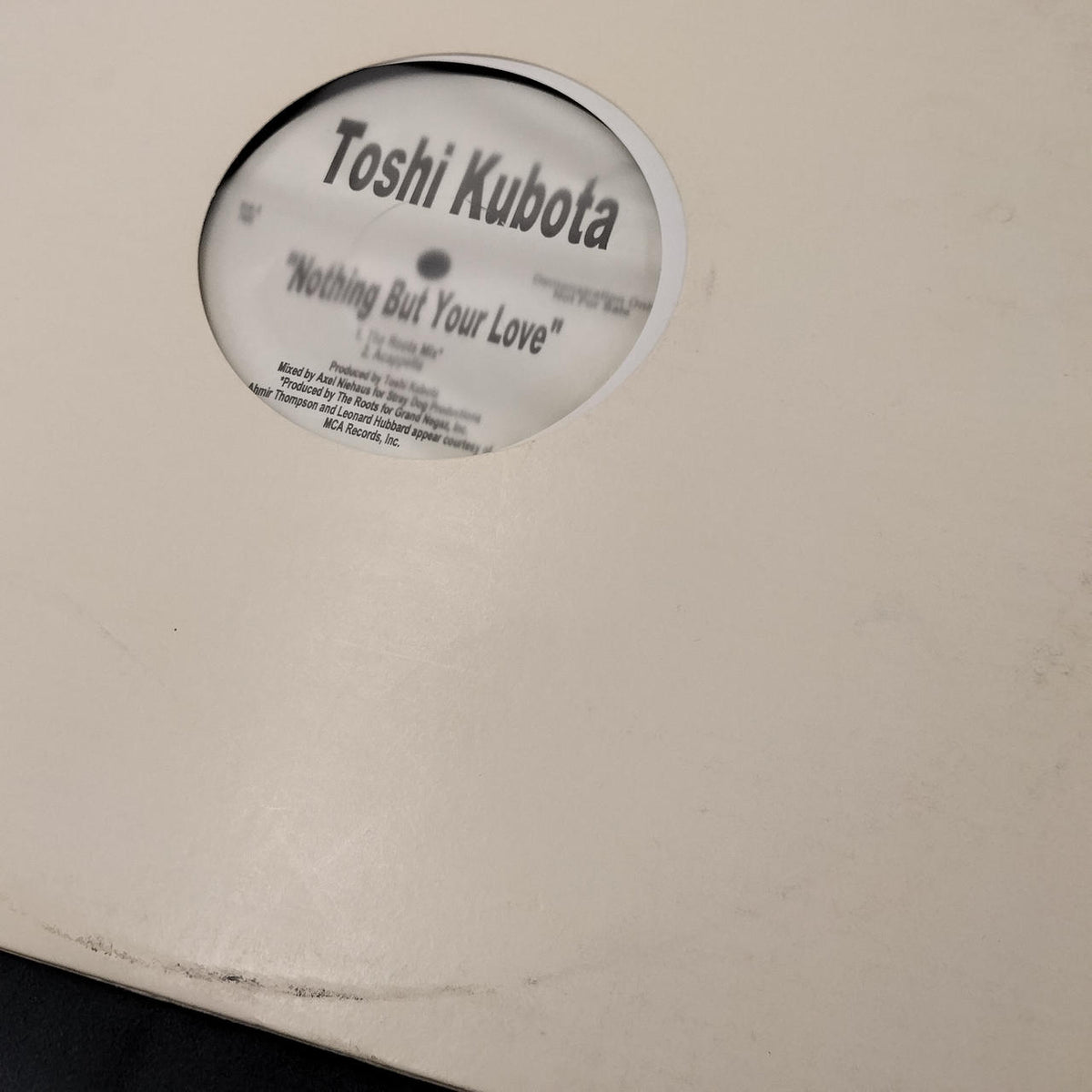 MCA LP Japanese Music Toshinobu Kubota / NOTHING BUT YOUR LOVE