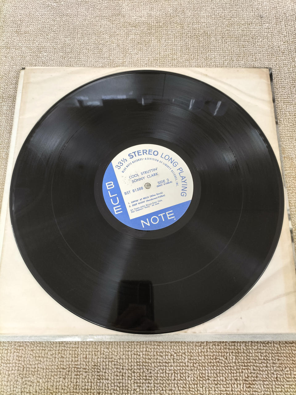 BLUE NOTE LP Record BLP-1588/COOL STRUTTIN'