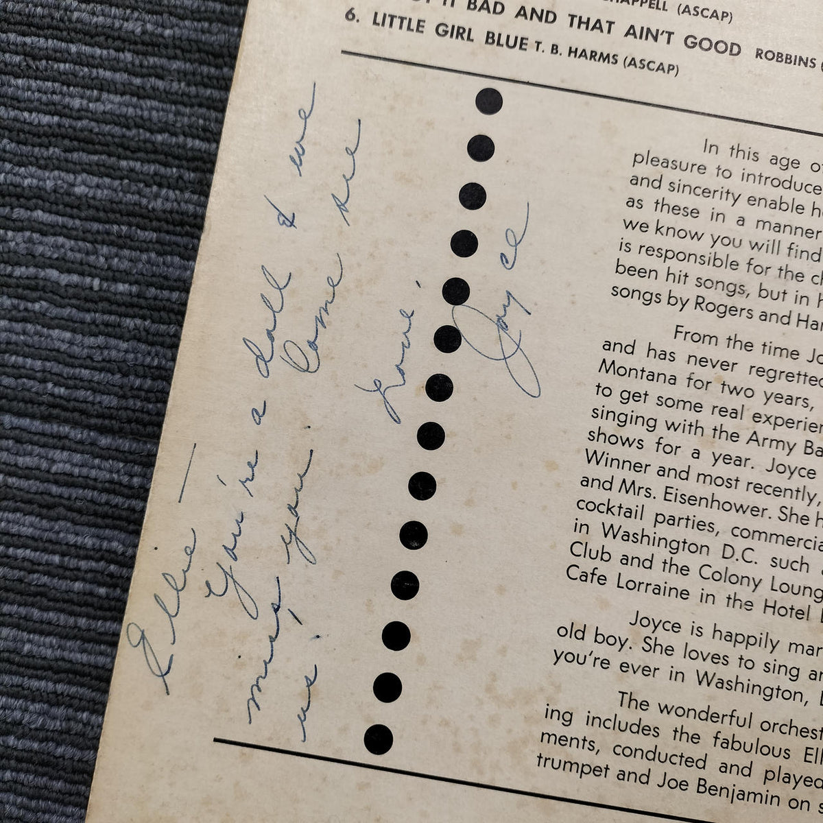 JOYCE CARR Record: MAKE THE MAN LOVE ME