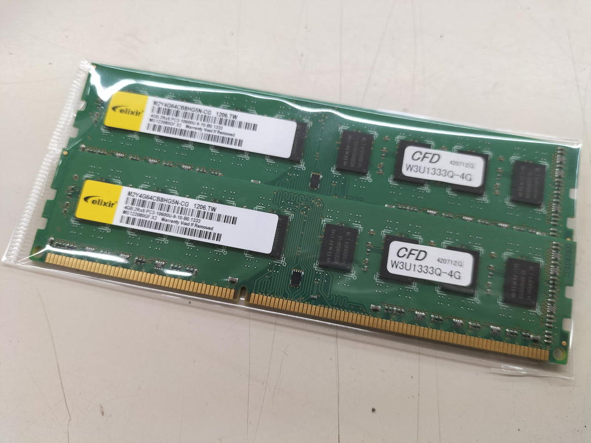 ELIXIR PC Memory PC3-10600U 4GBΓ2