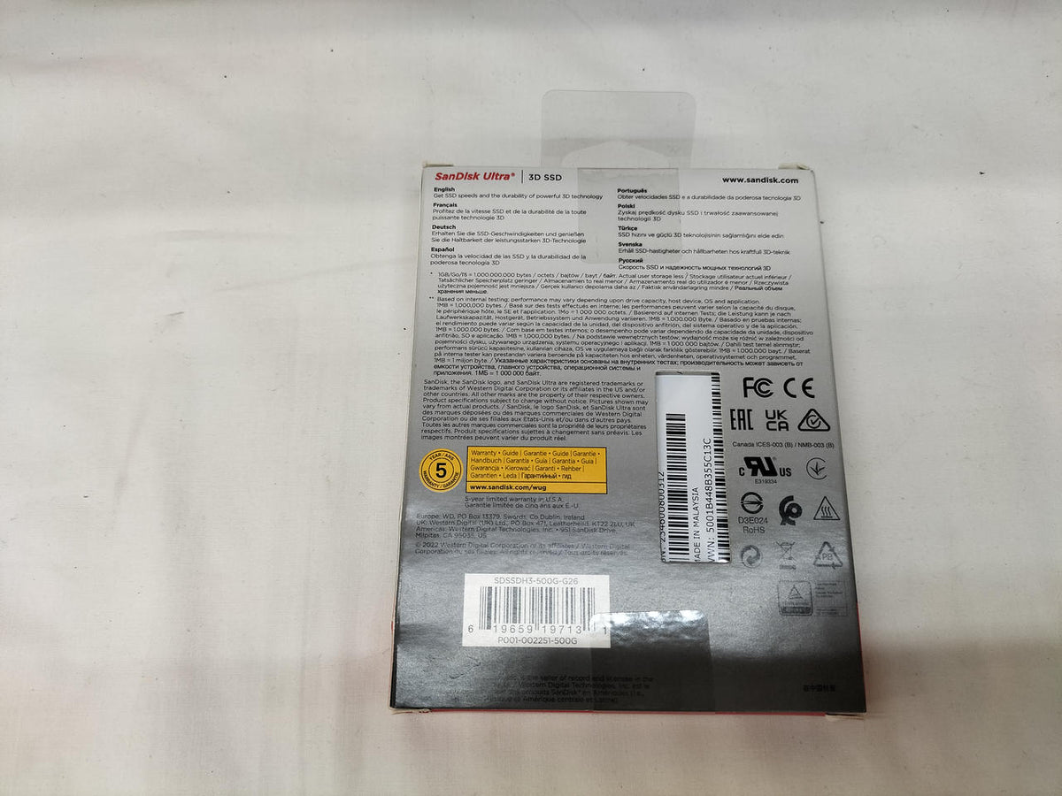 SANDISK SSD SDSSDH3-500G-G26