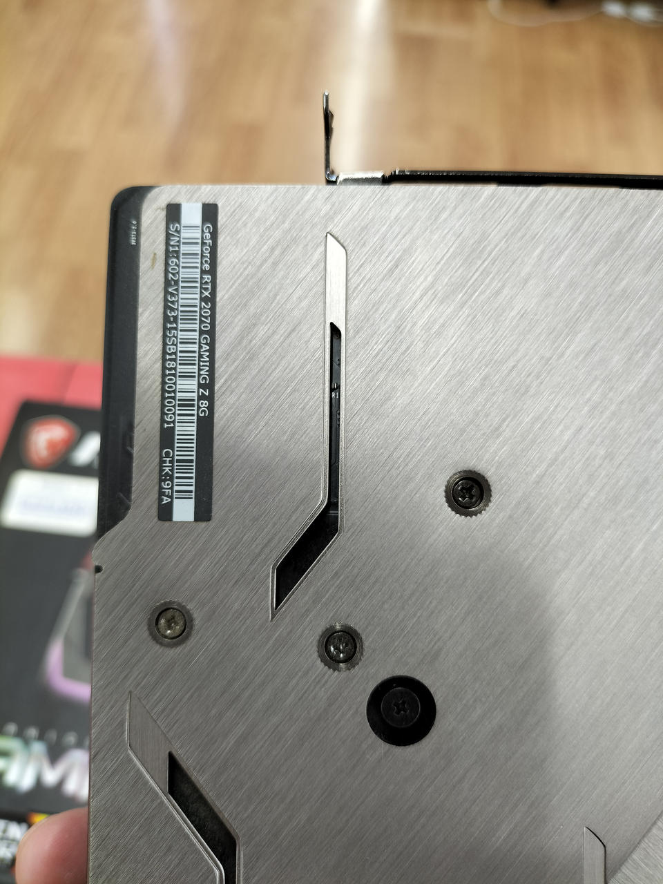 MSI Graphics Board: GE FORCE RTX2070 GAMING Z 8G