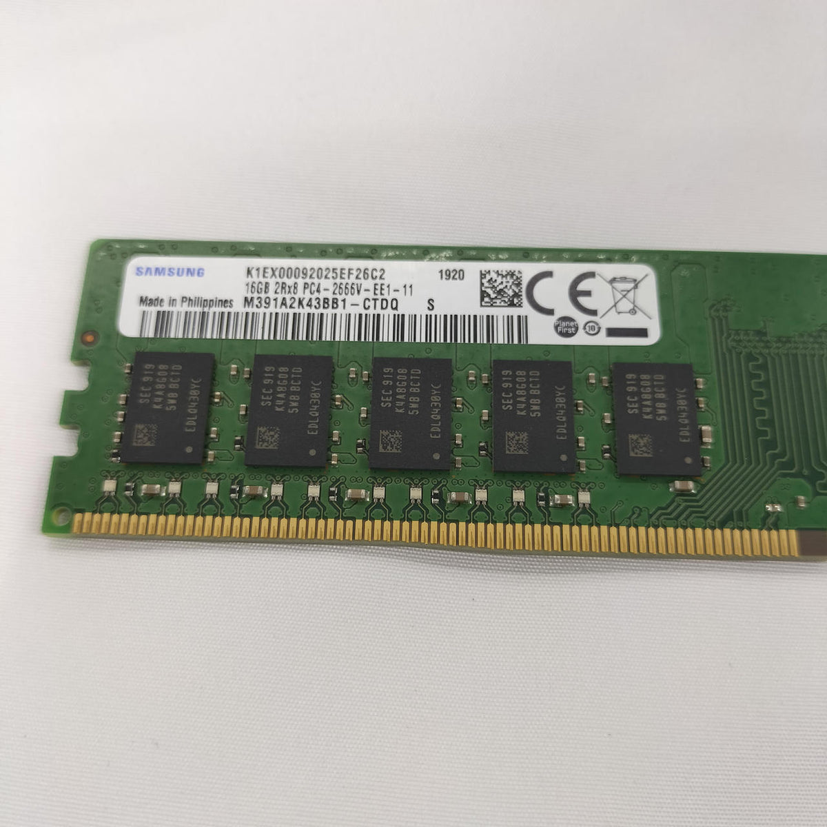 SAMSUNG Desktop PC Memory PC4-21333 16GB
